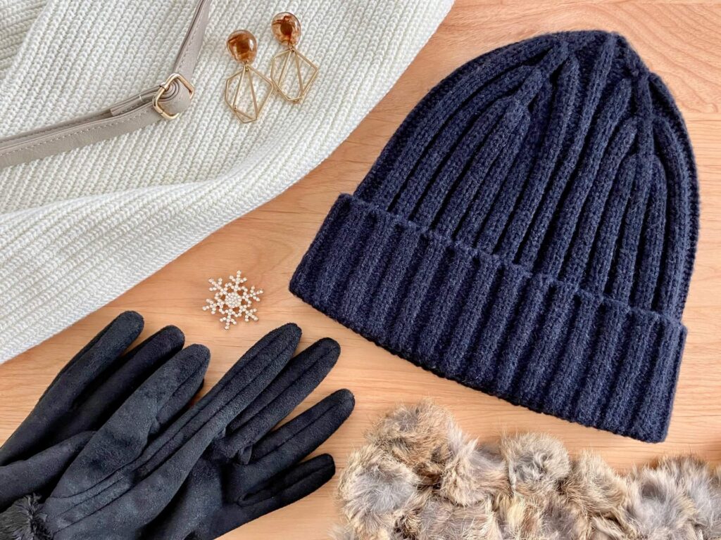 頻繁にニット帽を着用する